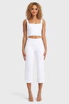 WR.UP® Snug Jeans - High Waisted - Cropped - White 5