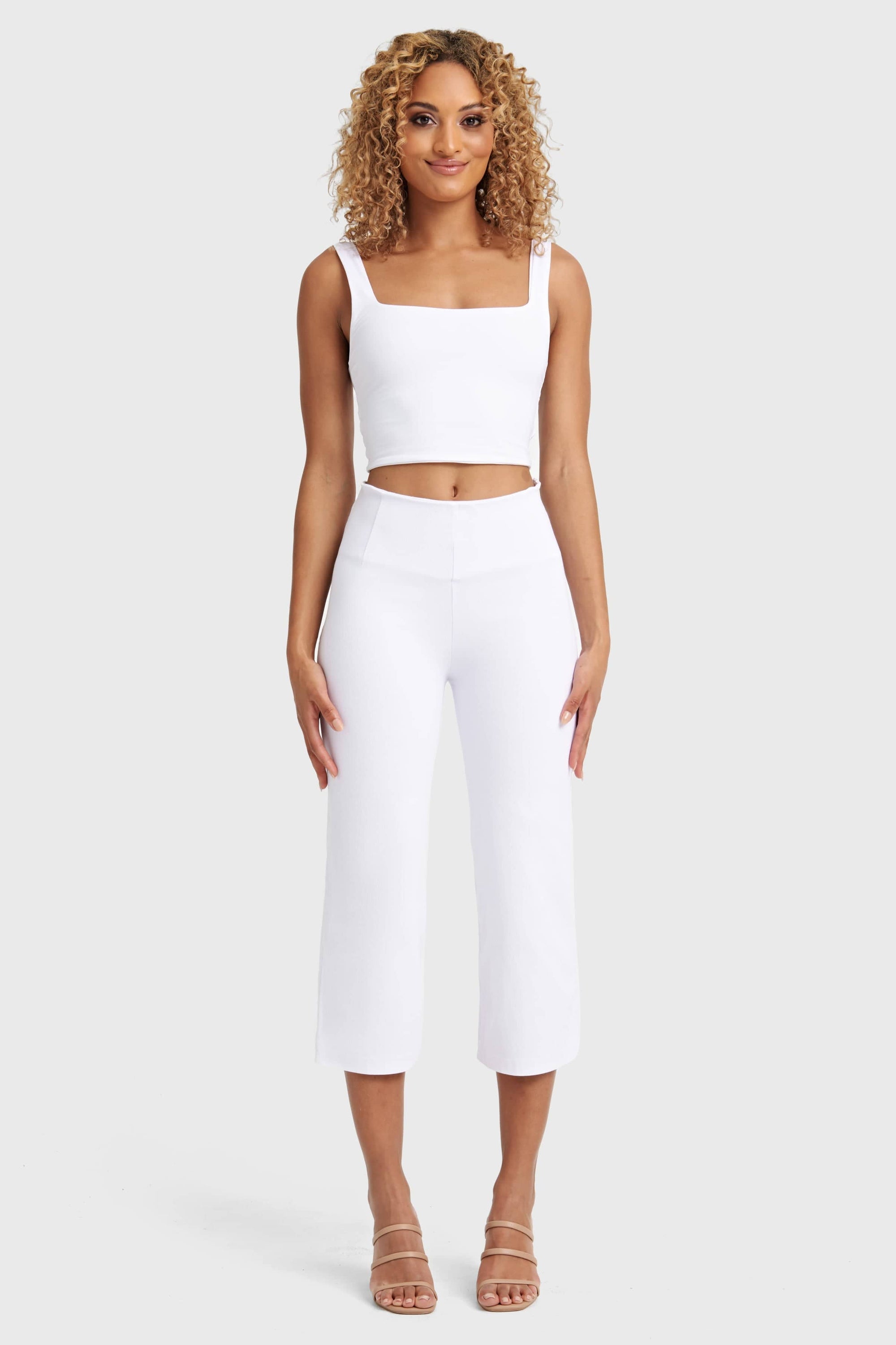 WR.UP® Snug Jeans - High Waisted - Cropped - White 5