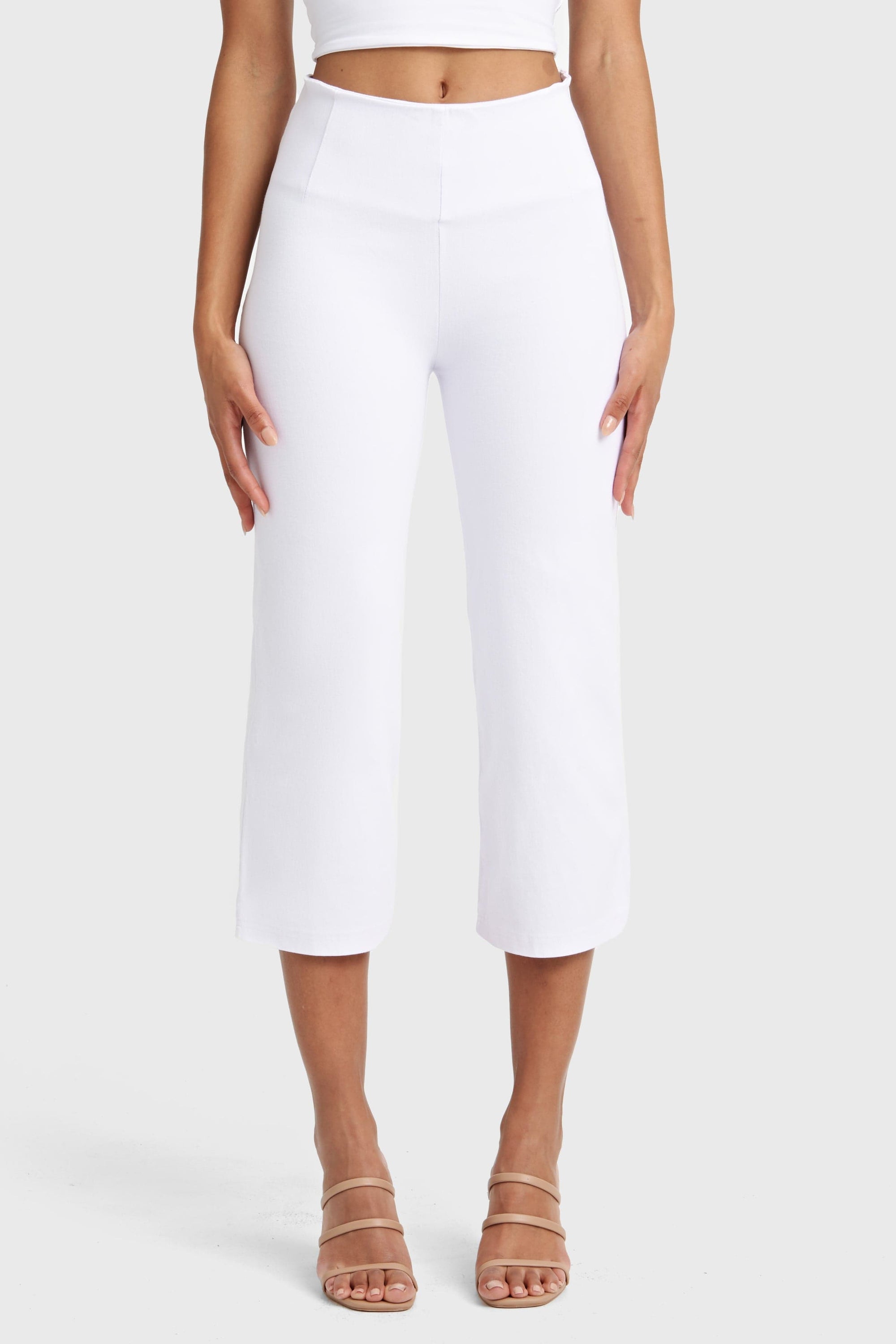 WR.UP® Snug Jeans - High Waisted - Cropped - White 8