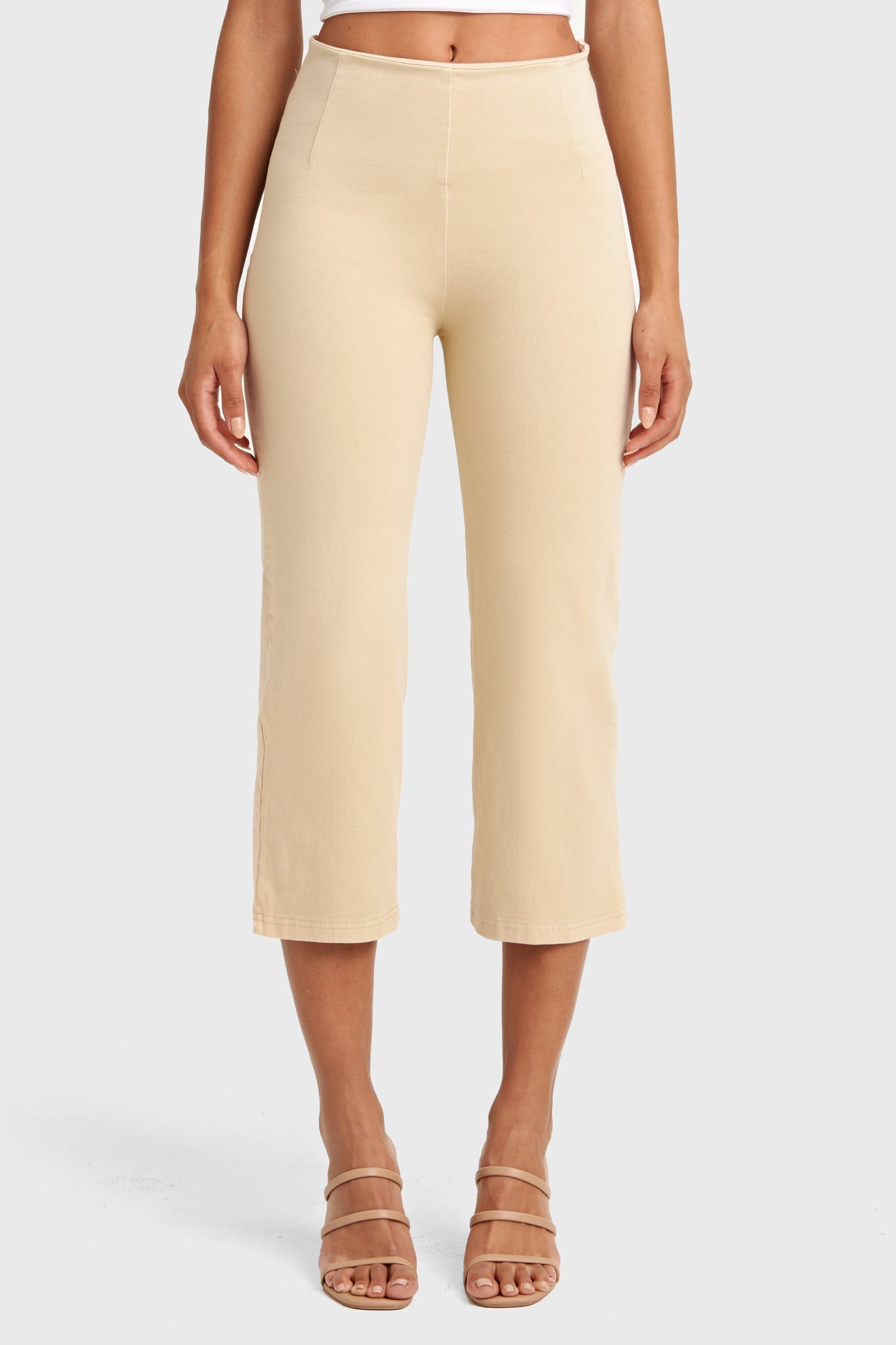 WR.UP® Snug Jeans - High Waisted - Cropped - Beige 10