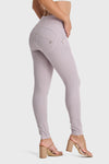 WR.UP® Snug Jeans - High Waisted - Full Length - Light Grey 1