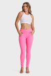 WR.UP® Snug Jeans - High Waisted - Full Length - Candy Pink 3