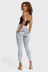 WR.UP® Snug Jeans - High Waisted - Full Length - Acid Wash 8