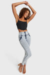 WR.UP® Snug Jeans - High Waisted - Full Length - Acid Wash 4
