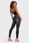 WR.UP® Snug Jeans - Mid Rise - Full Length - Black + Black Stitching 6