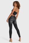 WR.UP® Snug Jeans - Mid Rise - Full Length - Black + Black Stitching 7