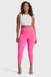 WR.UP® Snug Curvy Jeans - High Waisted - 7/8 Length - Candy Pink 4
