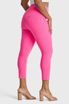 WR.UP® Snug Curvy Jeans - High Waisted - 7/8 Length - Candy Pink 1