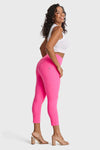 WR.UP® Snug Curvy Jeans - High Waisted - 7/8 Length - Candy Pink 3