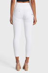 WR.UP® Snug Distressed Jeans - High Waisted - 7/8 Length - White 8