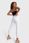 WR.UP® Snug Distressed Jeans - High Waisted - 7/8 Length - White 5