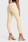 WR.UP® Snug Distressed Jeans - High Waisted - 7/8 Length - Beige 8