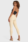 WR.UP® Snug Distressed Jeans - High Waisted - 7/8 Length - Beige 4