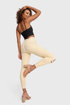 WR.UP® Snug Distressed Jeans - High Waisted - 7/8 Length - Beige 6