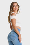 Cropped Cut Out T Shirt - White 5