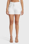 WR.UP® Snug Jeans - High Waisted - Shorts - White 7