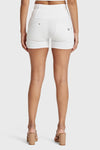 WR.UP® Snug Jeans - High Waisted - Shorts - White 8