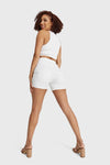 WR.UP® Snug Jeans - High Waisted - Shorts - White 4