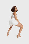 WR.UP® Snug Jeans - High Waisted - Shorts - White 6