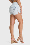 WR.UP® Snug Jeans Limited Edition - High Waisted - Shorts - Light Acid Wash 2