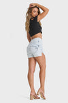 WR.UP® Snug Jeans Limited Edition - High Waisted - Shorts - Light Acid Wash 4