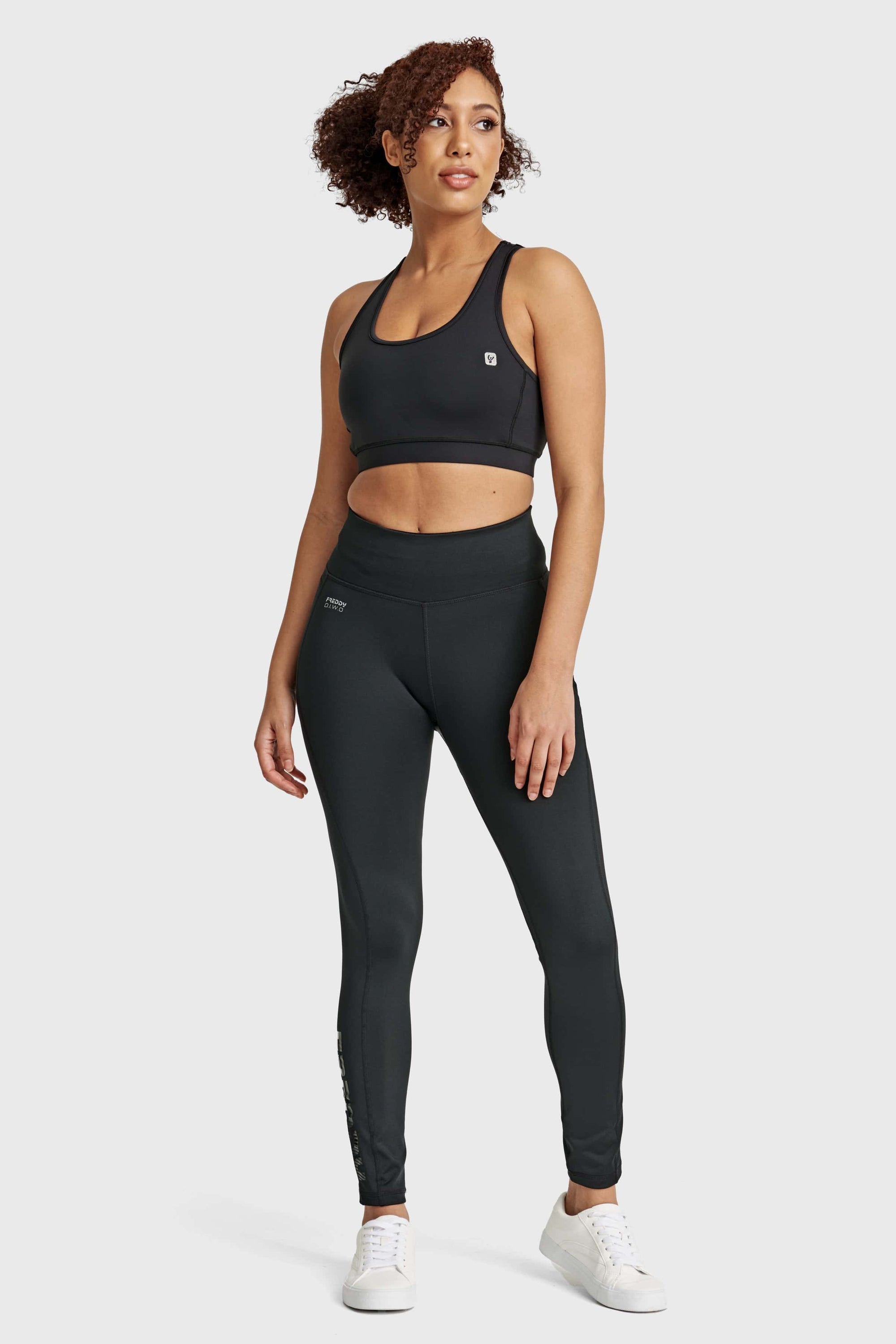 WR.UP® Diwo Sport - High Waisted - 7/8 Length - Black 3