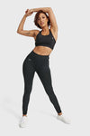 WR.UP® Diwo Sport - High Waisted - 7/8 Length - Black 7