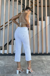 WR.UP® Snug Jeans - High Waisted - Cropped - White 2