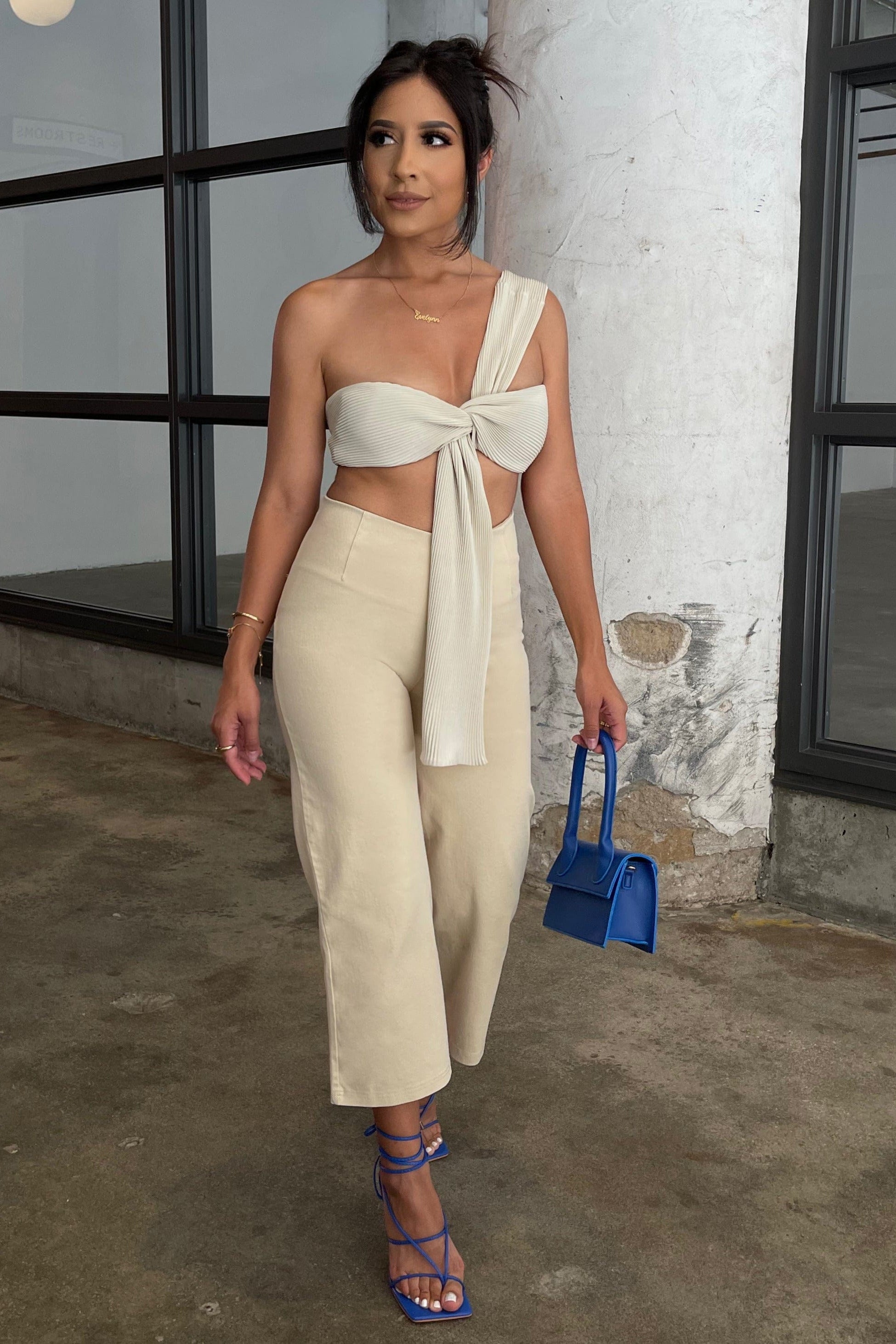 WR.UP® Snug Jeans - High Waisted - Cropped - Beige 2
