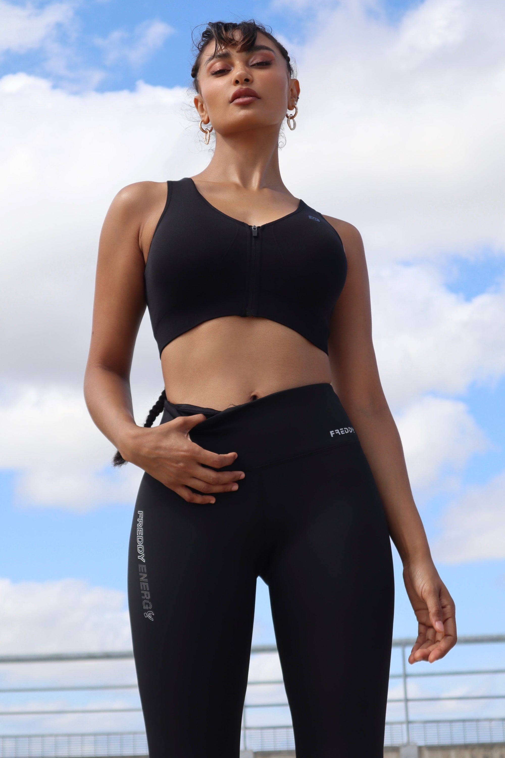 Superfit Premium Energy Pants® - High Waisted - 7/8 Length - Black 2