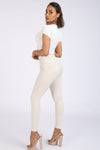 WR.UP® Biker Fashion - High Waisted - 7/8 Length - Champagne 7