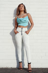 WR.UP® Snug Jeans - High Waisted - 7/8 Length - Light Acid Wash 6
