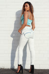 WR.UP® Snug Jeans - High Waisted - 7/8 Length - Light Acid Wash 7
